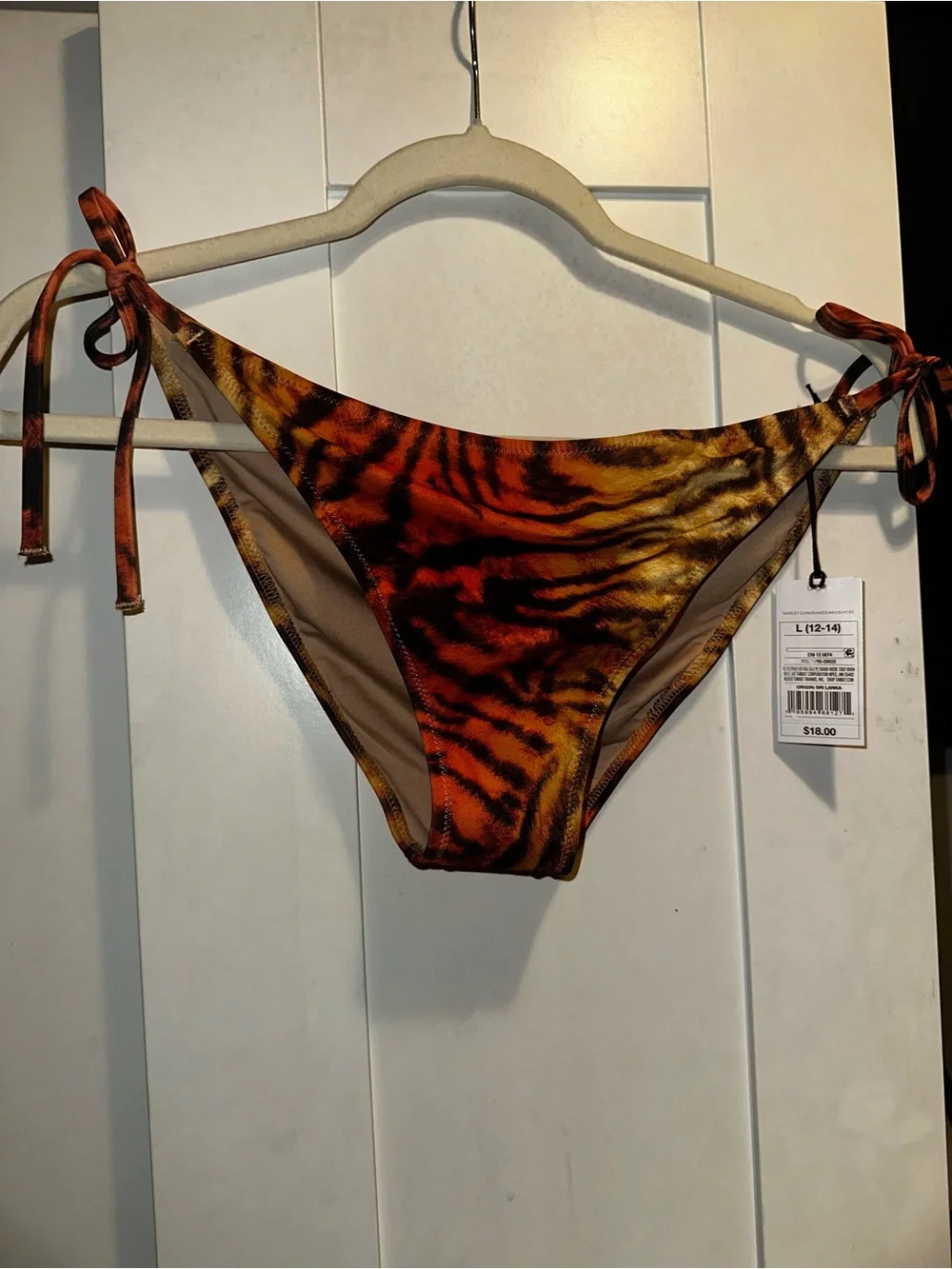 Shade & Shore Cheeky String Bikini Bottoms In Animal Print - Picture 4 of 7